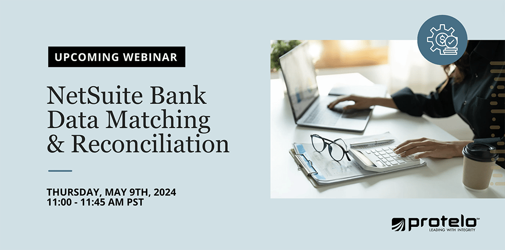 NetSuite Bank Data Matching and Reconciliation Webinar 